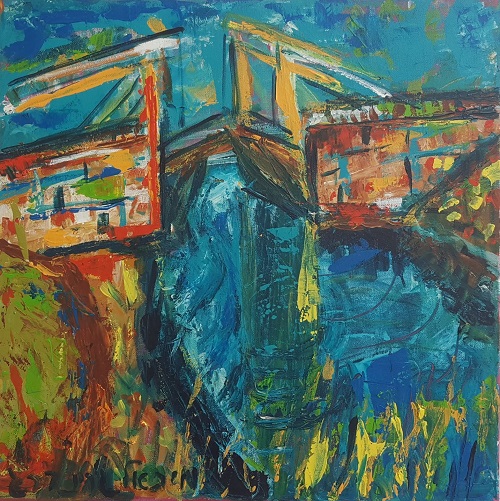 ציור נוף - מחווה לואן-גוך​