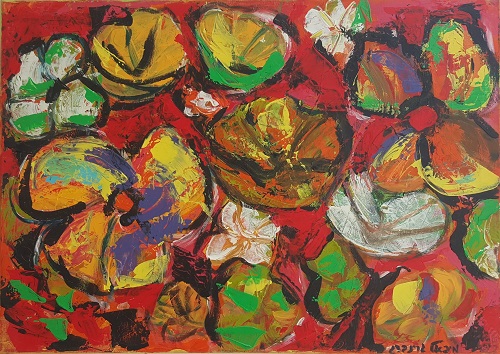 ציור פרחים - פרחים לוגו​